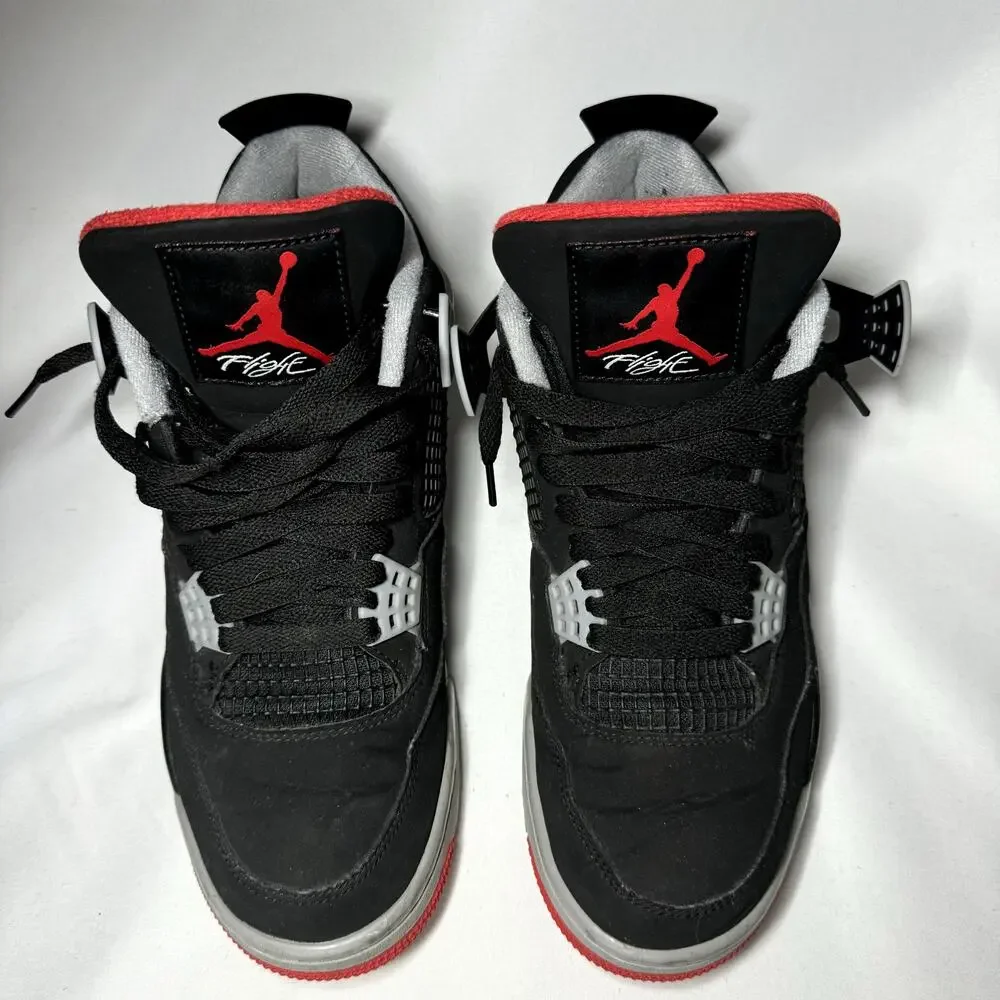 Size 8.5 - Nike Air Jordan 4 Retro OG Bred 2019 Men's Shoes